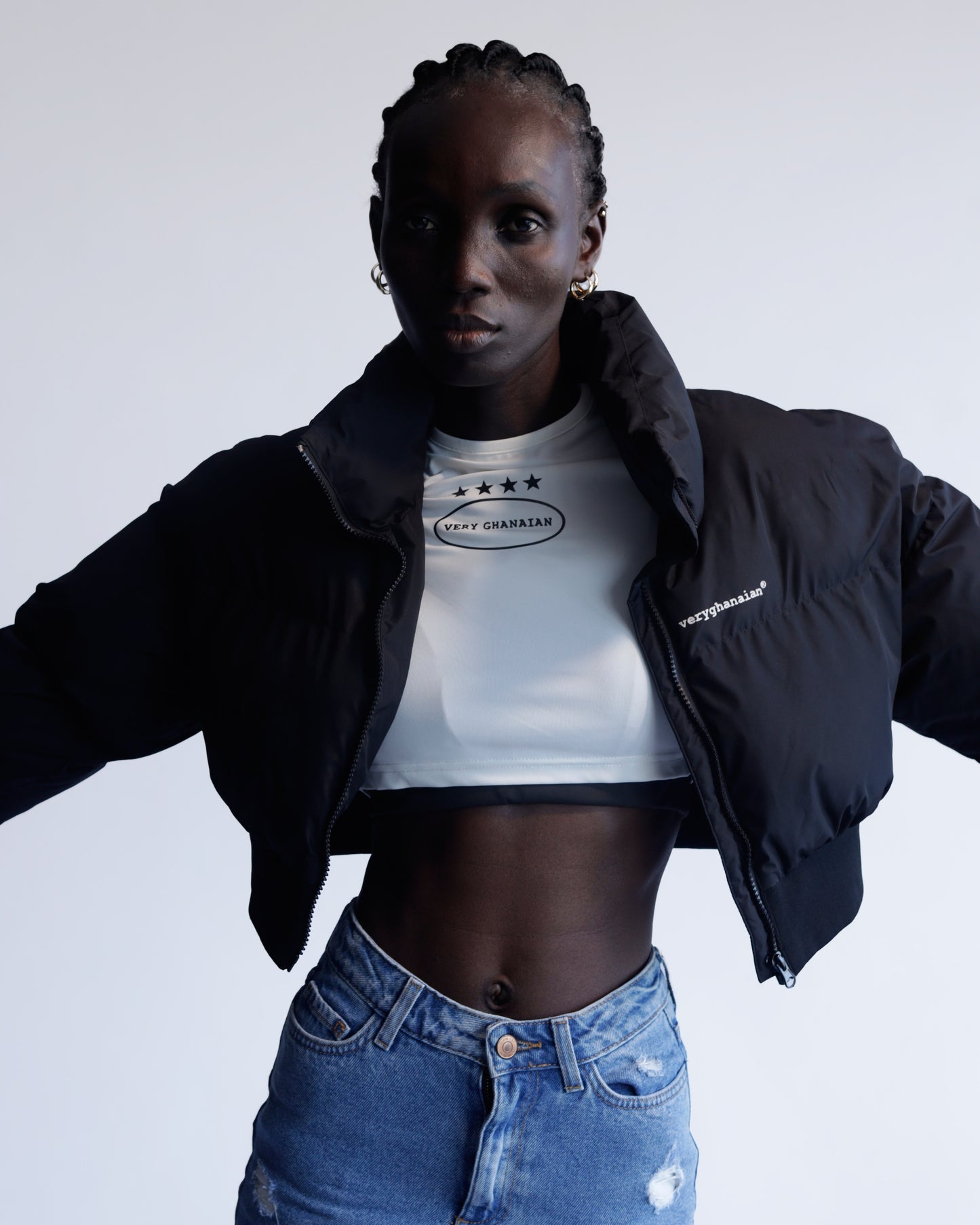VG CROP PUFFER JACKET
